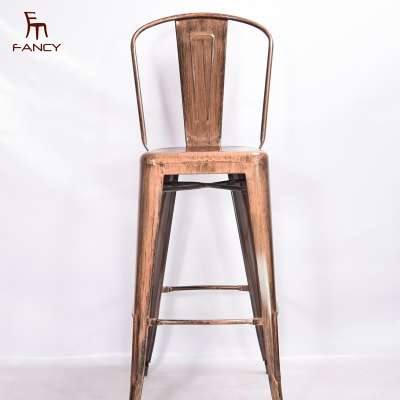 Antique metal industrial chair best price customize metal chair