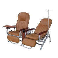 CE Marked Hospital Manual Electric Luxurious Dialysis Chair Price For Medical Blood Center